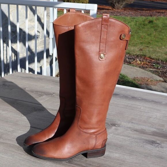 Sam Edelman penny riding boots brown - Picture 2 of 8